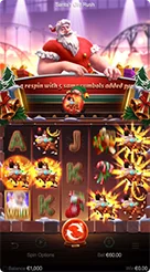 Santa’s Gift Rush · Pantau pita instruksi dan simbol di gulungan